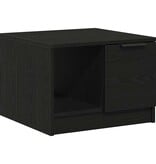 VidaXL Salontafel with Drawer Zwart eiken 50 x 50 x 36 cm Bewerkt hout