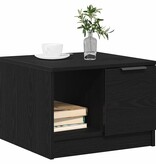 VidaXL Salontafel with Drawer Zwart eiken 50 x 50 x 36 cm Bewerkt hout