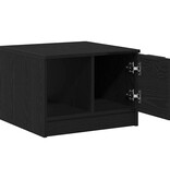 VidaXL Salontafel with Drawer Zwart eiken 50 x 50 x 36 cm Bewerkt hout