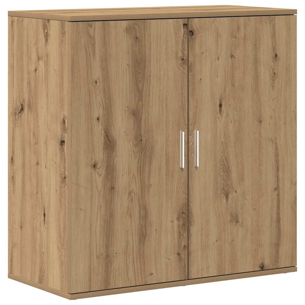 VidaXL Dressoir artisanaal eikenkleurig 79 x 38 x 80 cm Bewerkt hout