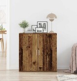 VidaXL Dressoir Oud hout 79 x 38 x 80 cm Bewerkt hout
