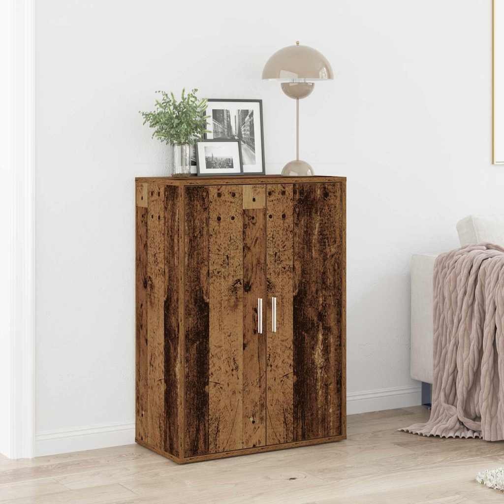 VidaXL Dressoir Oud hout 60 x 31 x 84 cm Bewerkt hout