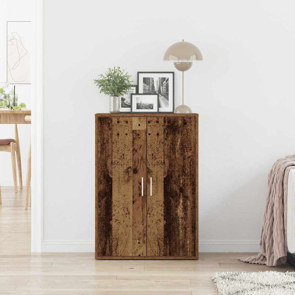 VidaXL Dressoir Oud hout 60 x 31 x 84 cm Bewerkt hout