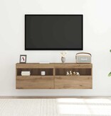VidaXL TV Wandkast artisanaal eikenkleurig 60 x 30 x 40 cm
