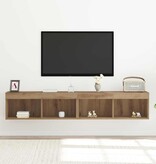 VidaXL TV-kast 2 pcs Artisan Eiken 80 x 30 x 30 cm Bewerkt hout