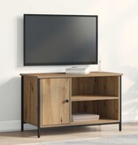 VidaXL TV-kast artisanaal eikenkleurig 80 x 40 x 50 cm Bewerkt hout