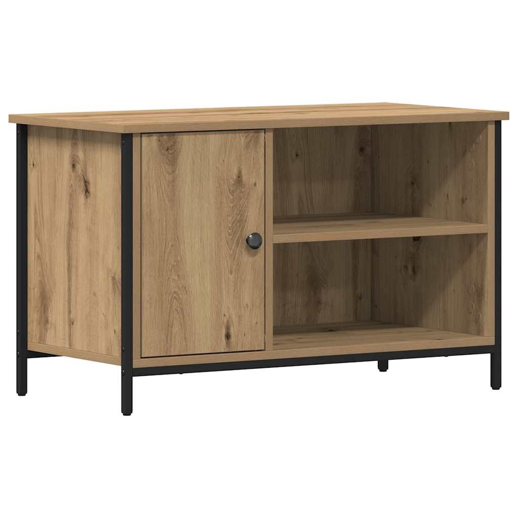 VidaXL TV-kast artisanaal eikenkleurig 80 x 40 x 50 cm Bewerkt hout