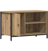VidaXL TV-kast artisanaal eikenkleurig 80 x 40 x 50 cm Bewerkt hout