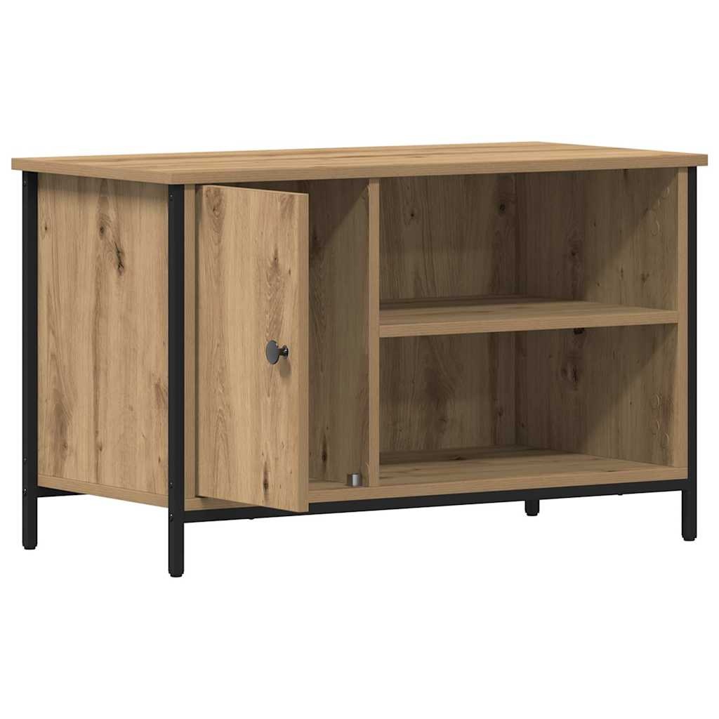 VidaXL TV-kast artisanaal eikenkleurig 80 x 40 x 50 cm Bewerkt hout