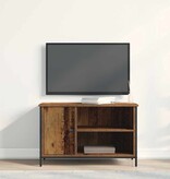 VidaXL TV-kast Oud hout 80 x 40 x 50 cm Bewerkt hout