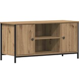 VidaXL TV-kast artisanaal eikenkleurig 100 x 40 x 50 cm Bewerkt hout