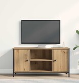 VidaXL TV-kast artisanaal eikenkleurig 100 x 40 x 50 cm Bewerkt hout