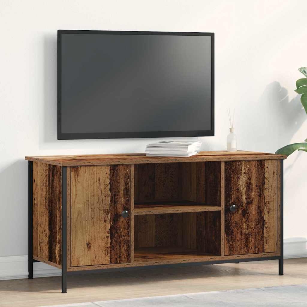 VidaXL TV-kast Oud hout 100 x 40 x 50 cm Bewerkt hout