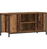 VidaXL TV-kast Oud hout 100 x 40 x 50 cm Bewerkt hout