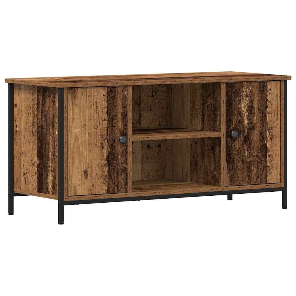 VidaXL TV-kast Oud hout 100 x 40 x 50 cm Bewerkt hout