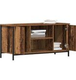 VidaXL TV-kast Oud hout 100 x 40 x 50 cm Bewerkt hout