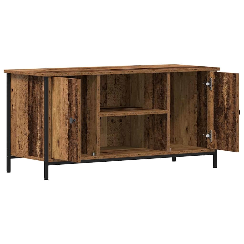 VidaXL TV-kast Oud hout 100 x 40 x 50 cm Bewerkt hout