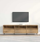 VidaXL TV-kast artisanaal eikenkleurig 150 x 30 x 44.5 cm Bewerkt hout