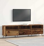 VidaXL TV-kast Oud hout 150 x 30 x 44.5 cm Bewerkt hout
