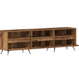 VidaXL TV-kast Oud hout 150 x 30 x 44.5 cm Bewerkt hout