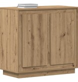 VidaXL Artisan Eiken Dressoir artisanaal eikenkleurig 80 x 34 x 75 cm