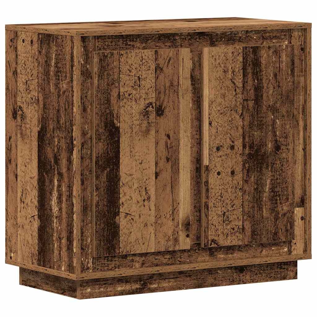 VidaXL Sideboard Oud hout 80 x 34 x 75 cm Bewerkt hout