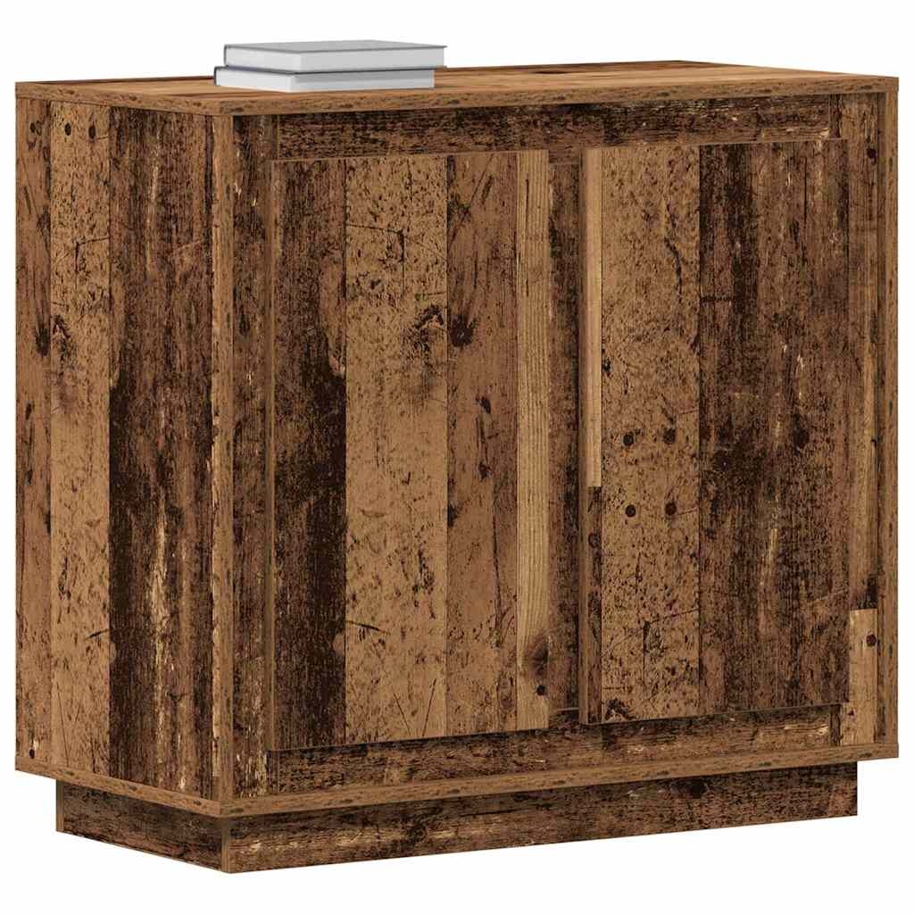 VidaXL Sideboard Oud hout 80 x 34 x 75 cm Bewerkt hout