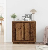 VidaXL Sideboard Oud hout 80 x 34 x 75 cm Bewerkt hout