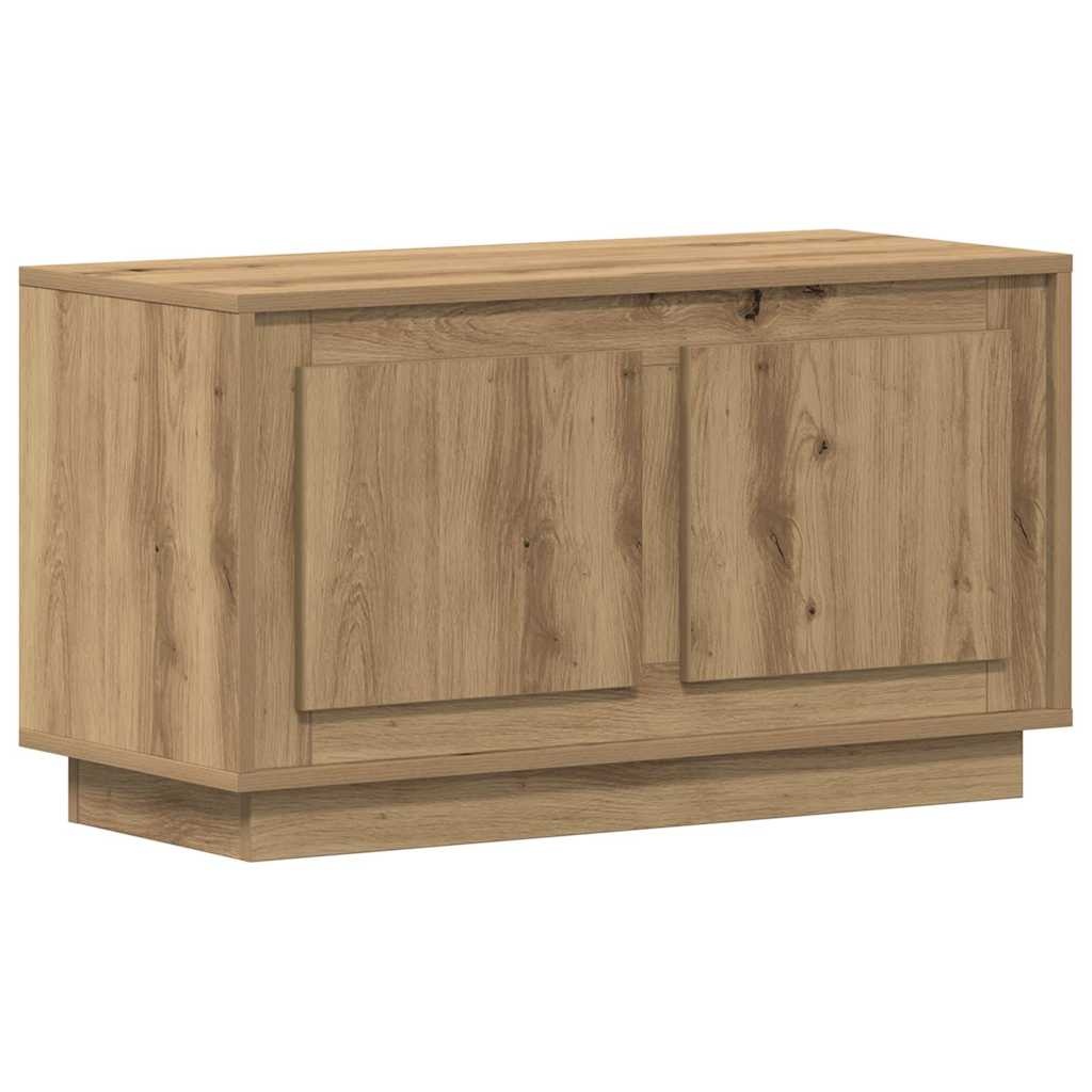 VidaXL TV-kast artisanaal eikenkleurig 80 x 35 x 45 cm Bewerkt hout
