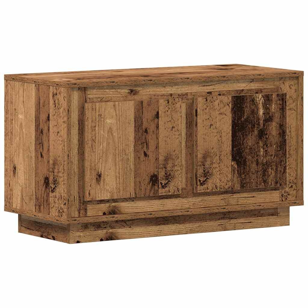 VidaXL TV-kast Oud hout 80 x 35 x 45 cm Bewerkt hout