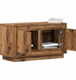 VidaXL TV-kast Oud hout 80 x 35 x 45 cm Bewerkt hout