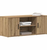 VidaXL TV Kast artisanaal eikenkleurig 100 x 35 x 40 cm Bewerkt hout
