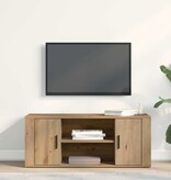 VidaXL TV Kast artisanaal eikenkleurig 100 x 35 x 40 cm Bewerkt hout