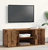 VidaXL TV Kast Oud hout 100 x 35 x 40 cm Bewerkt hout