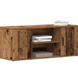 VidaXL TV Kast Oud hout 100 x 35 x 40 cm Bewerkt hout