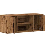 VidaXL TV Kast Oud hout 100 x 35 x 40 cm Bewerkt hout