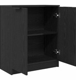 VidaXL Dressoir Zwart 60 x 30 x 70 cm Bewerkt hout