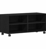 VidaXL TV-kast Zwart 90 x 35 x 35 cm Bewerkt hout