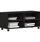 VidaXL TV-kast Zwart 90 x 35 x 35 cm Bewerkt hout