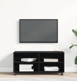VidaXL TV-kast Zwart 90 x 35 x 35 cm Bewerkt hout