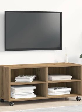 VidaXL TV-kast Bruin 90 x 35 x 35 cm Bewerkt hout