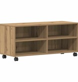 VidaXL TV-kast Bruin 90 x 35 x 35 cm Bewerkt hout