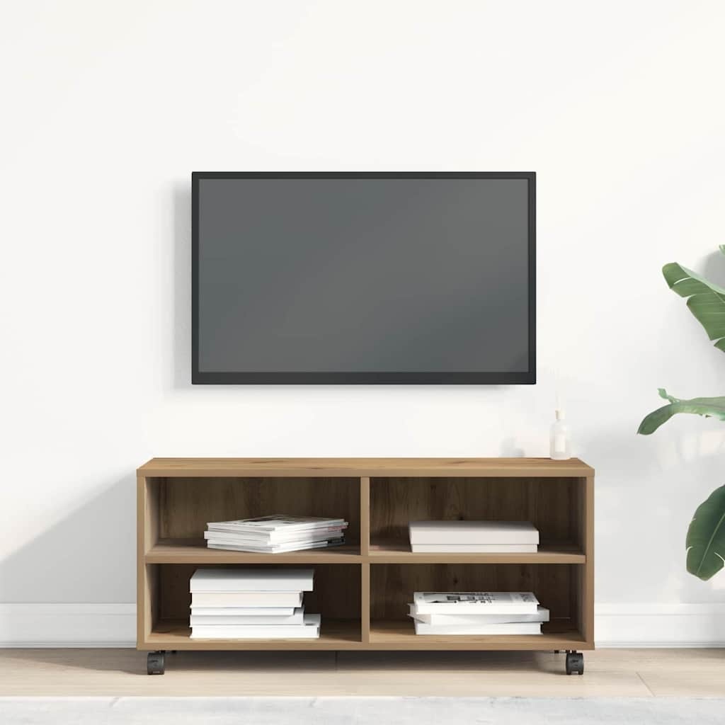 VidaXL TV-kast Bruin 90 x 35 x 35 cm Bewerkt hout