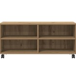 VidaXL TV-kast Bruin 90 x 35 x 35 cm Bewerkt hout