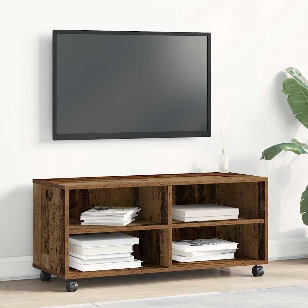 VidaXL TV-kast Bruin 90 x 35 x 35 cm Bewerkt hout