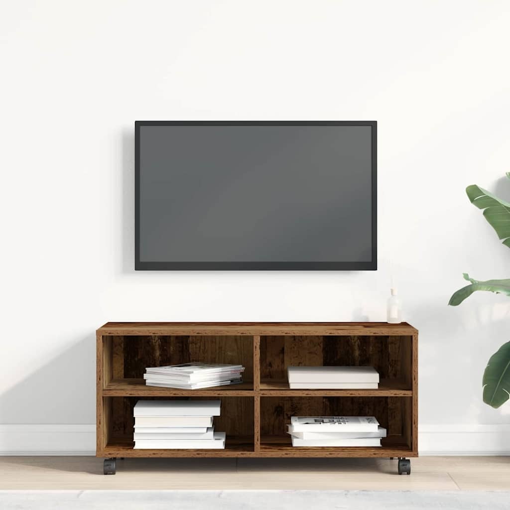 VidaXL TV-kast Bruin 90 x 35 x 35 cm Bewerkt hout