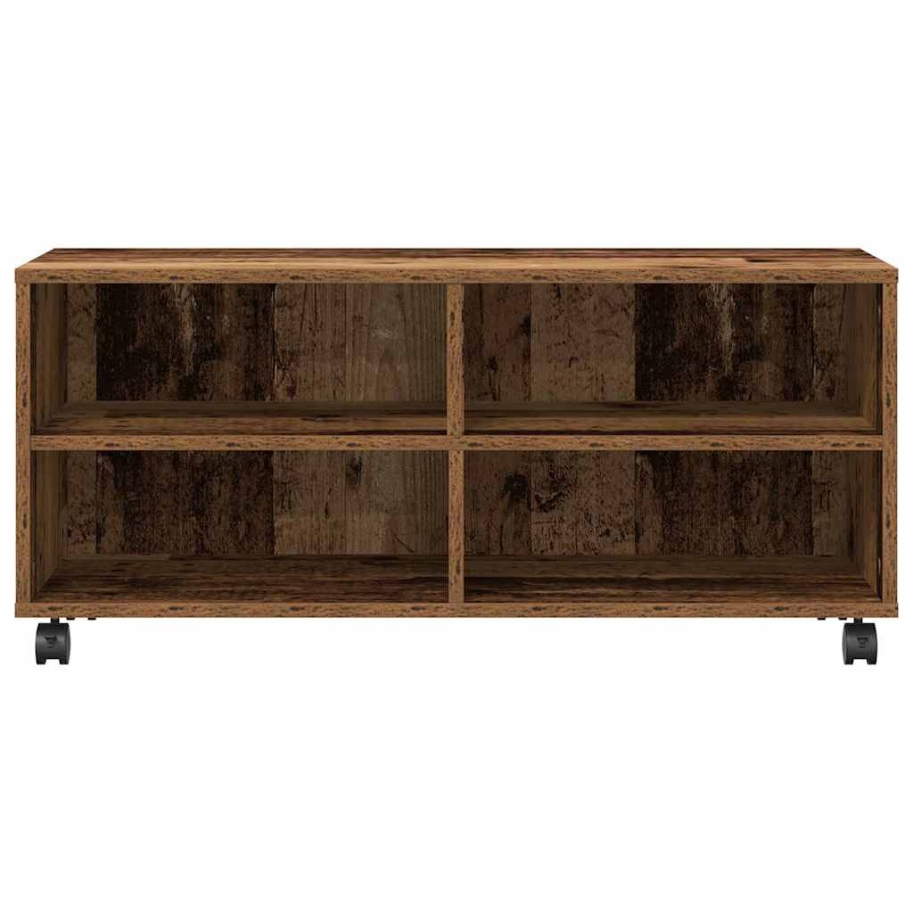 VidaXL TV-kast Bruin 90 x 35 x 35 cm Bewerkt hout