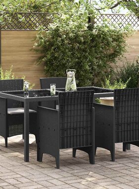 VidaXL Tuinstoel 4 pcs Antraciet 53 x 49 x 85 cm PP