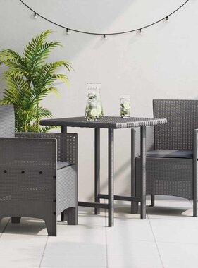 VidaXL Tuinstoel 2 pcs Lichtgrijs 53 x 49 x 85 cm PP