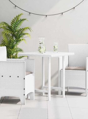 VidaXL Tuinstoel 2 pcs Wit 53 x 49 x 85 cm PP